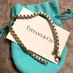 Tiffany’s box chain bracelet